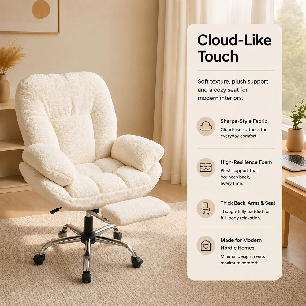 Boucle Swivel Accent Chair for Living Room & Home Office Boucle Swivel Accent Chair for Living Room & Home Office