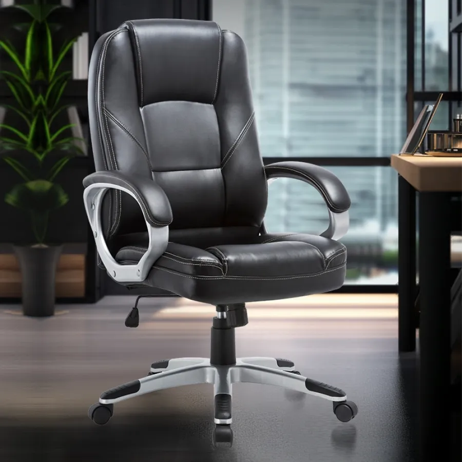 PU Leather Executive Office Chair with Rocking Function