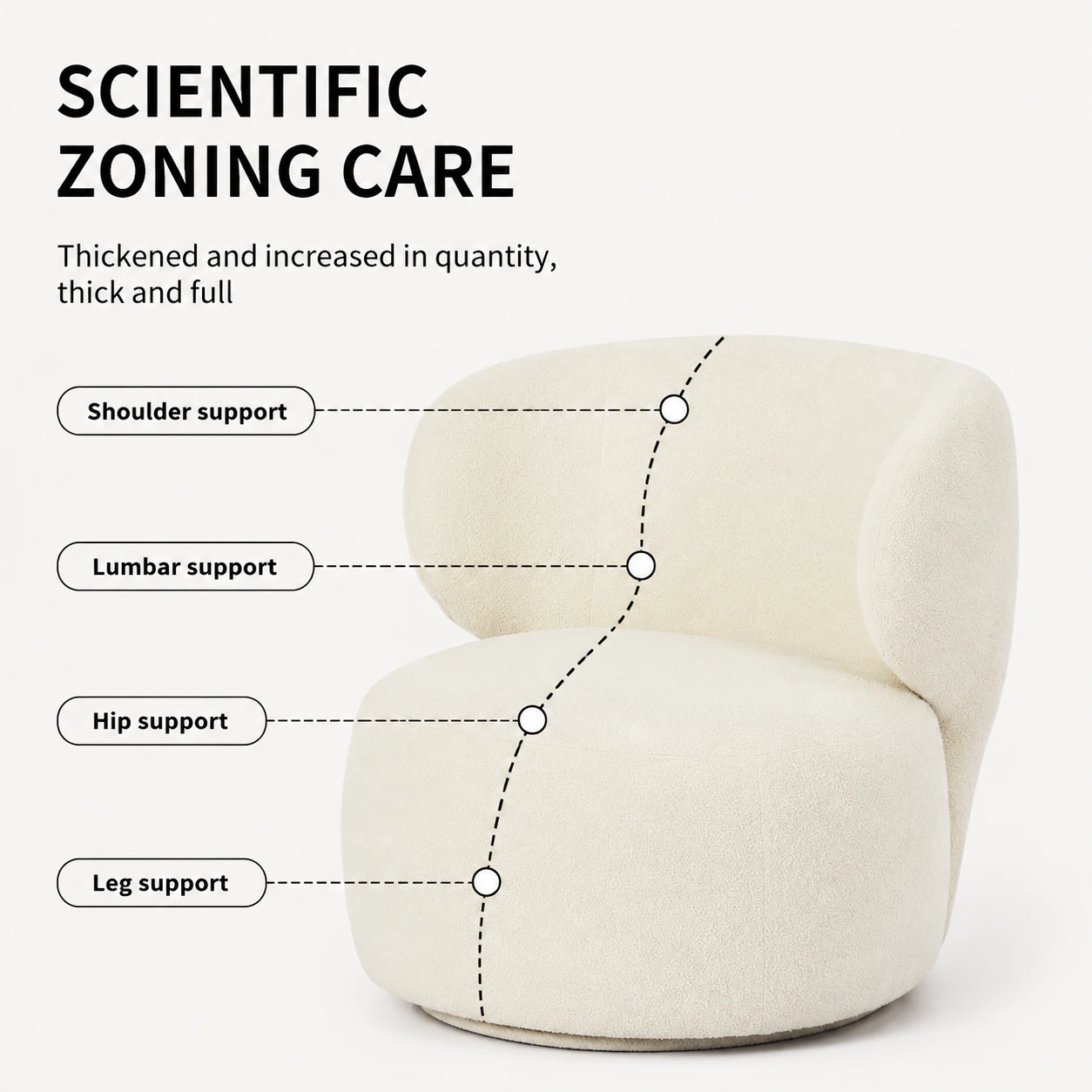 Modern Boucle Swivel Accent Chair for Living Room Modern Boucle Swivel Accent Chair for Living Room