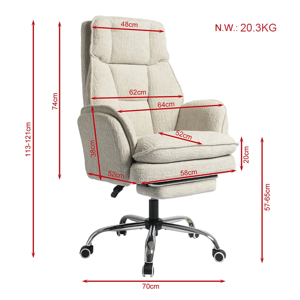 Modern Chenille Criss Cross Home Office Chair with Flip-Up Armrests Modern Chenille Criss Cross Home Office Chair with Flip-Up Armrests