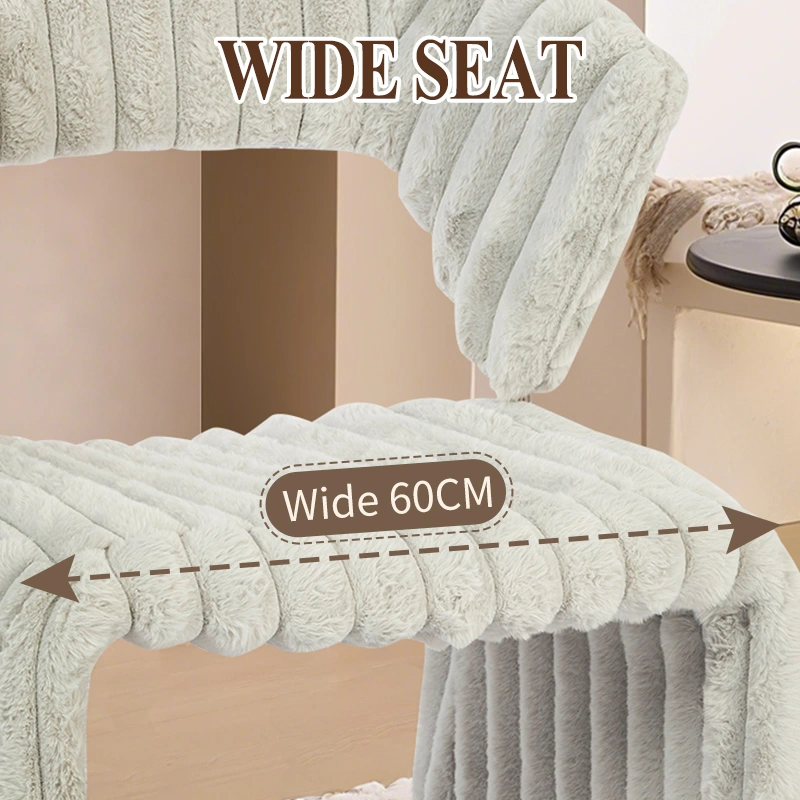 Modern Soft Plush Fabric Accent Chair for Living Room Modern Soft Plush Fabric Accent Chair for Living Room