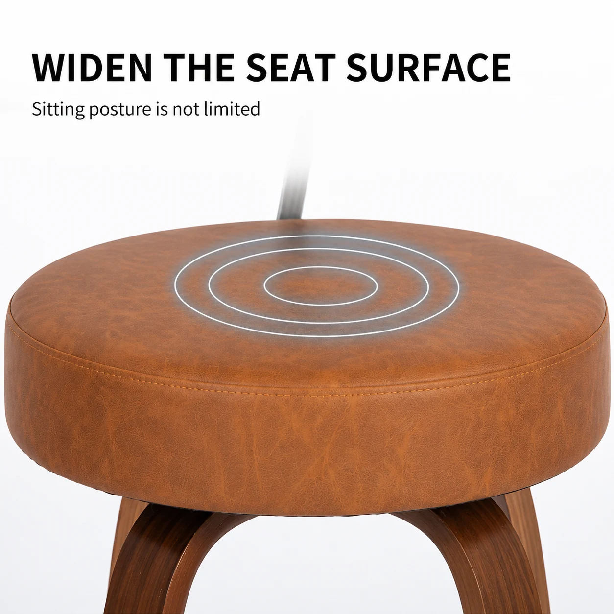 PU Leather Rattan Back Bar Stool with Bentwood Legs PU Leather Rattan Back Bar Stool with Bentwood Legs
