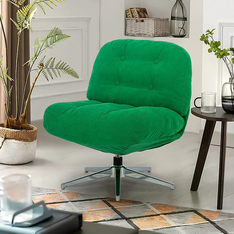 Swivel Corduroy Accent Chair with 360° Rotation Swivel Corduroy Accent Chair with 360° Rotation